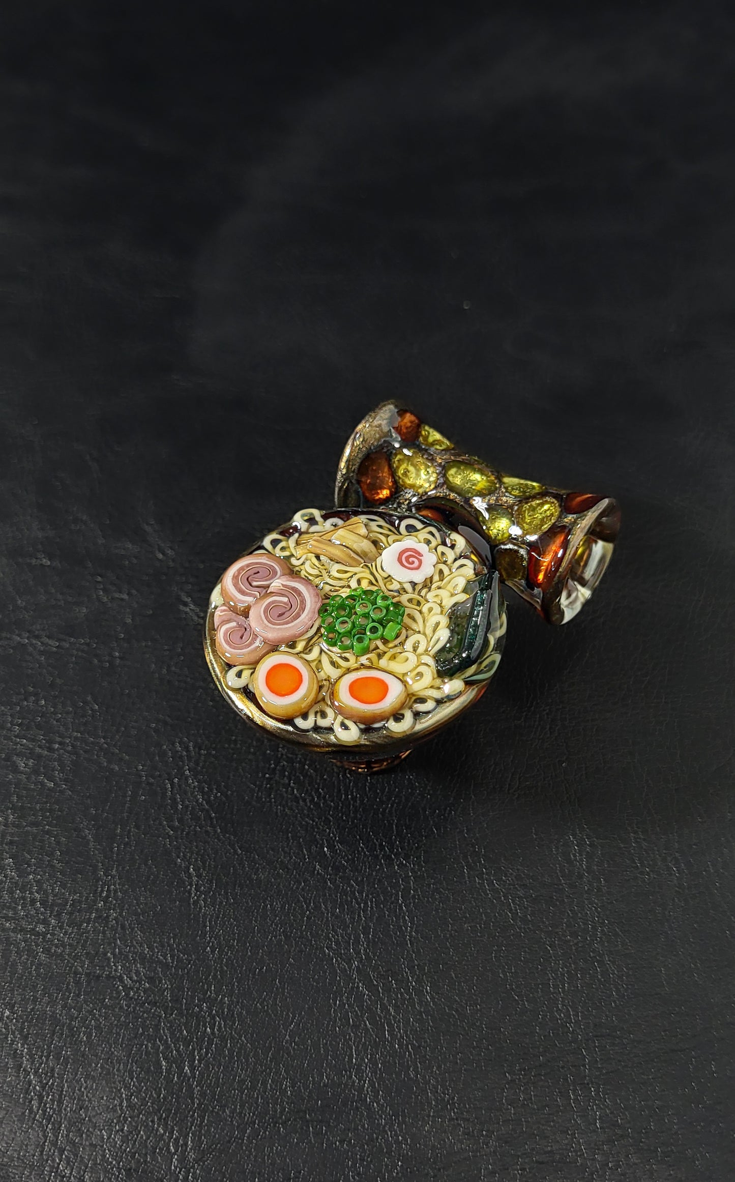 Gemtone over Electrum Ramen Pendant (UV)