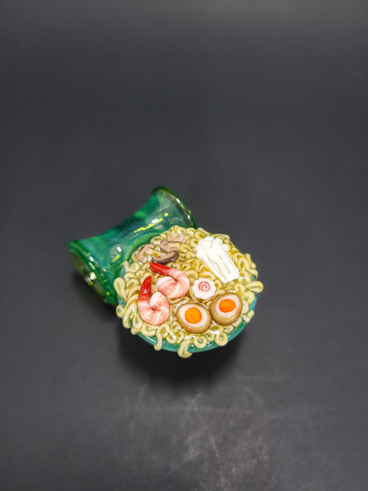 Sea Slyme Ramen pendant with gold luster