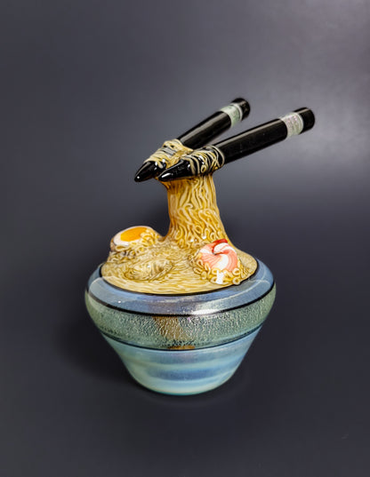 Noodle Pull Ramen Rig w/dichro bowl