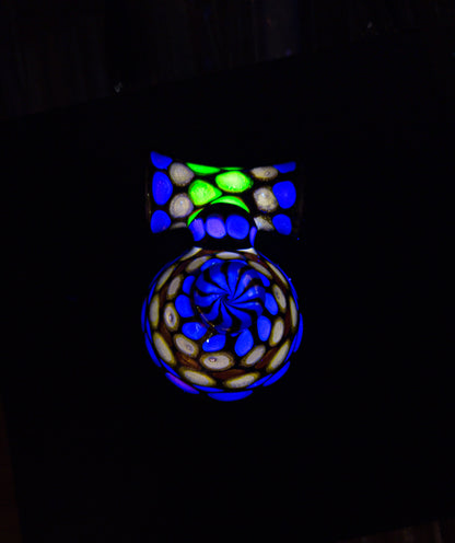 Gemtone over Electrum Ramen Pendant (UV)
