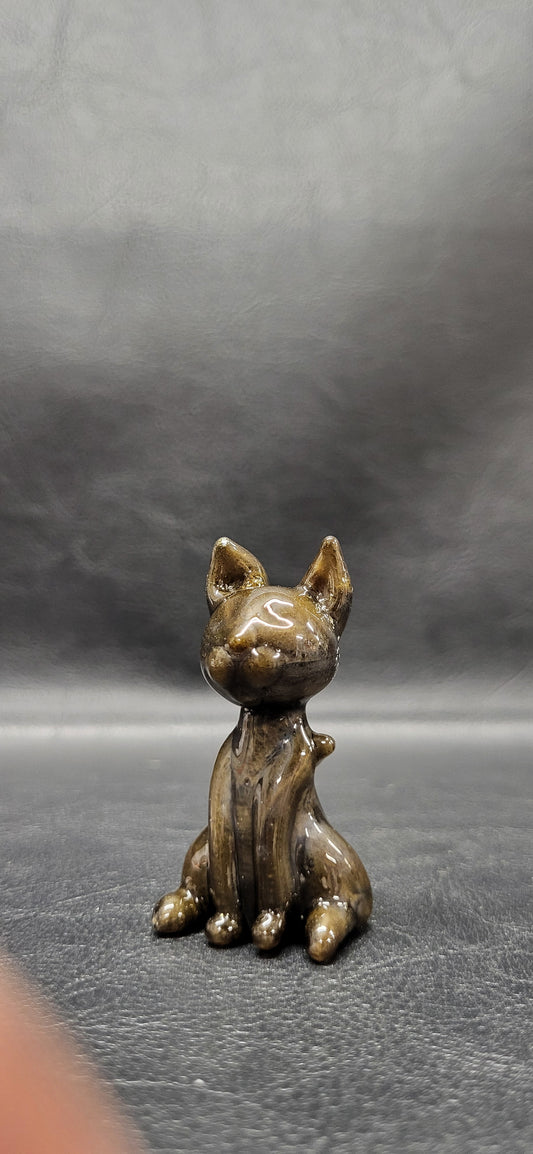 Mystery bronze sparkle cat (Medium)