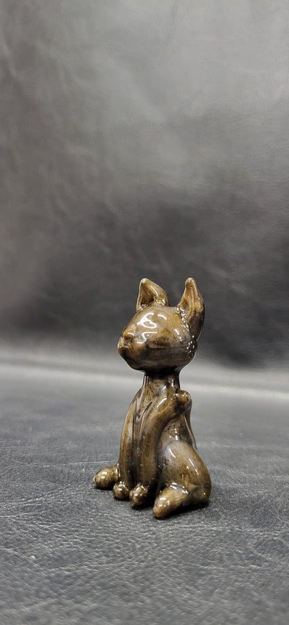 Mystery bronze sparkle cat (Medium)